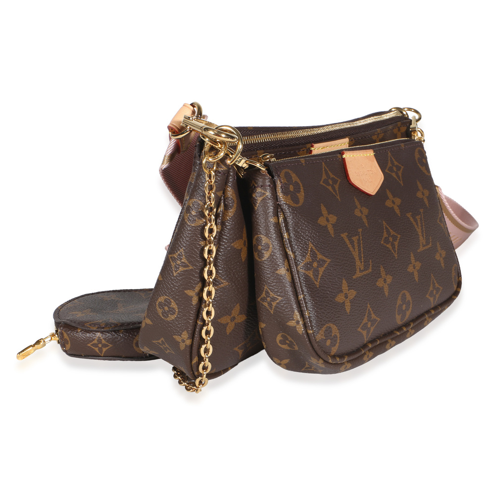 Louis Vuitton Rose Clair Monogram Canvas Multi Pochette - Picture 2 of 8